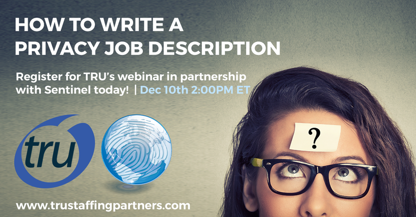 TRU Staffing Partners and Sentinel Join for Webinar